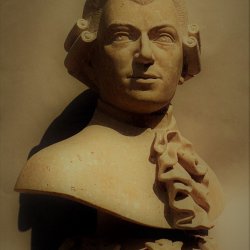W.A.Mozart aus Untersberger Marmor